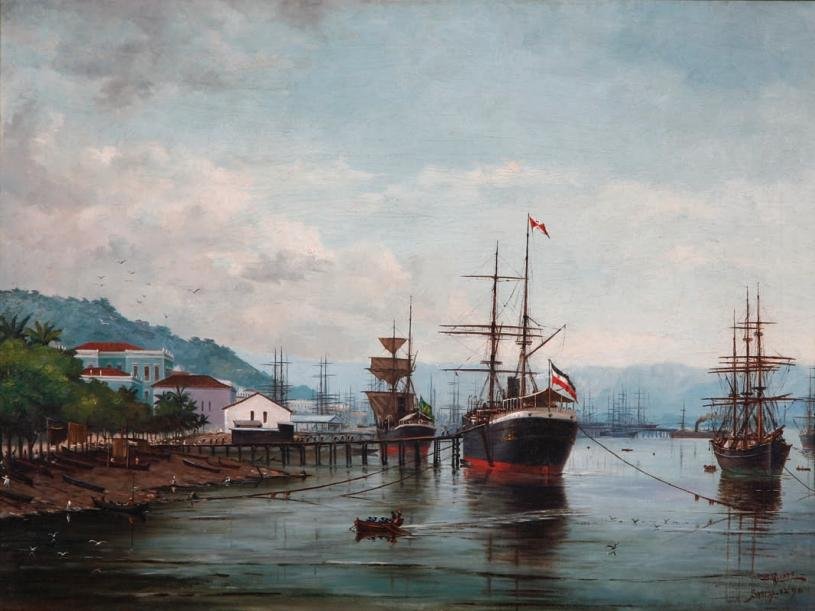 Puerto de Santos de Benedito Calixto