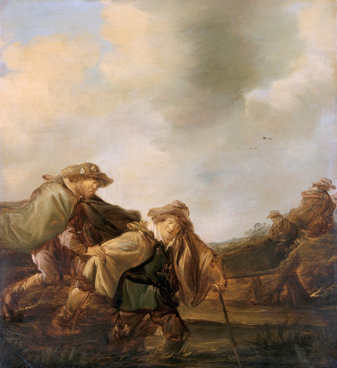 La parábola de los ciegos, c. 1630-1652 de Benjamin Gerritz Cuyp