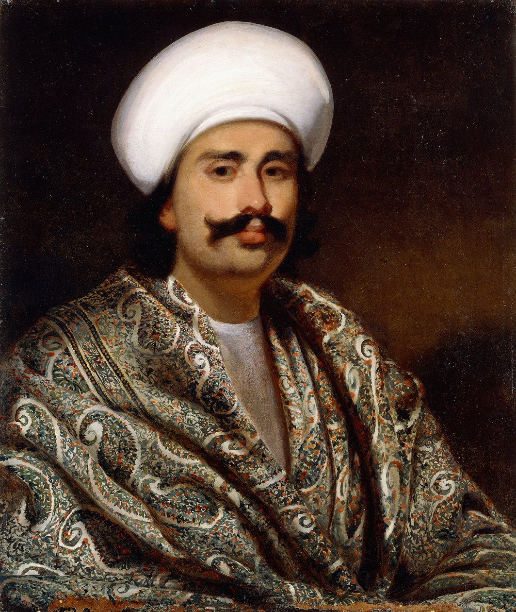 Retrato de un Nawab, c. 1856-62 de Benjamin Hudson