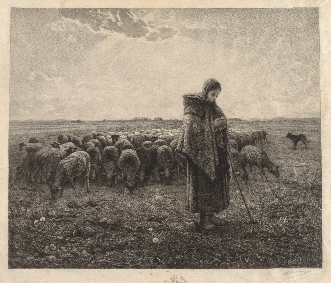 La Bergerie de Benjamin Louis Auguste Damman