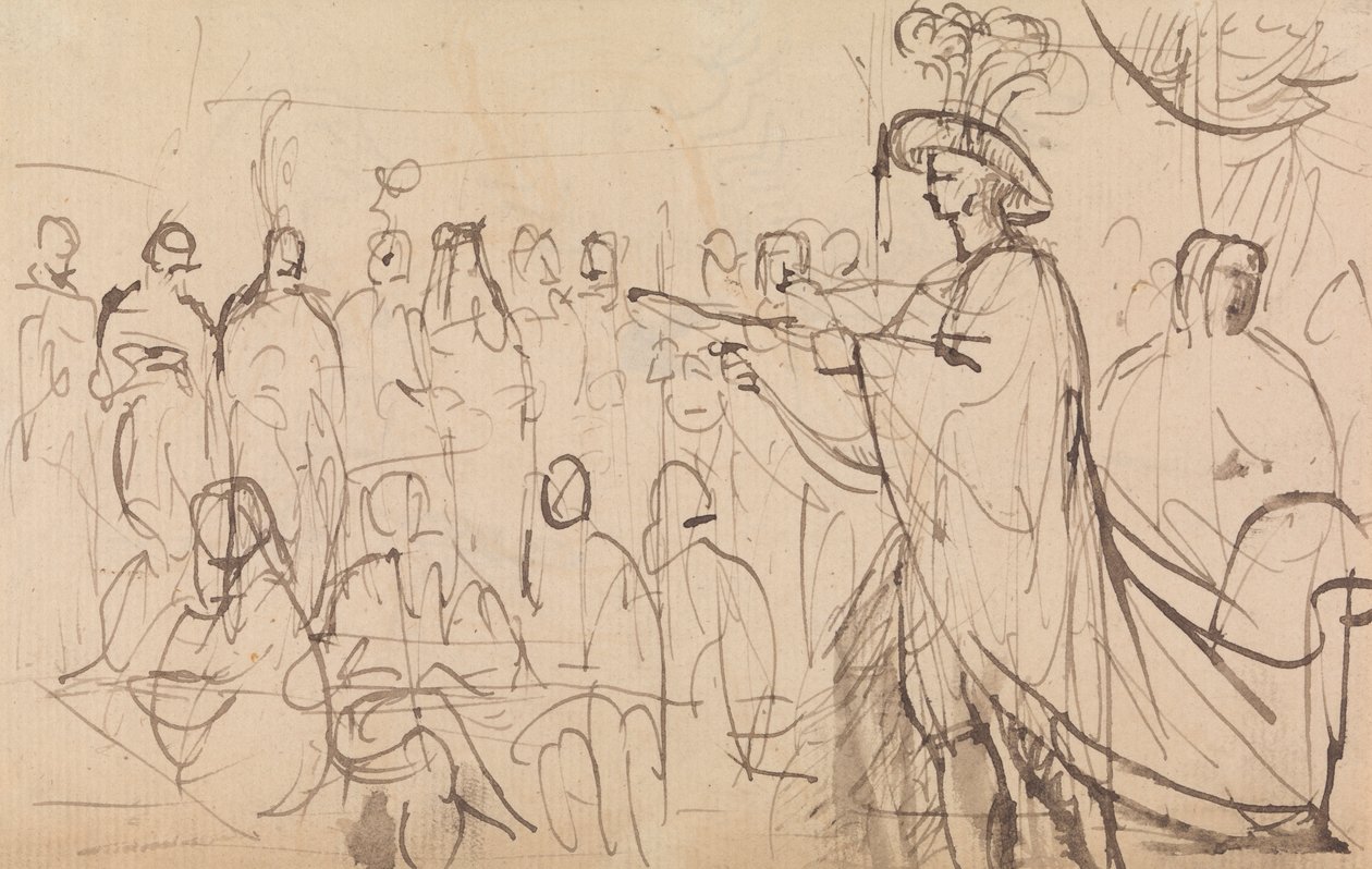 El Príncipe Regente, Escena iV de Benjamin Robert Haydon