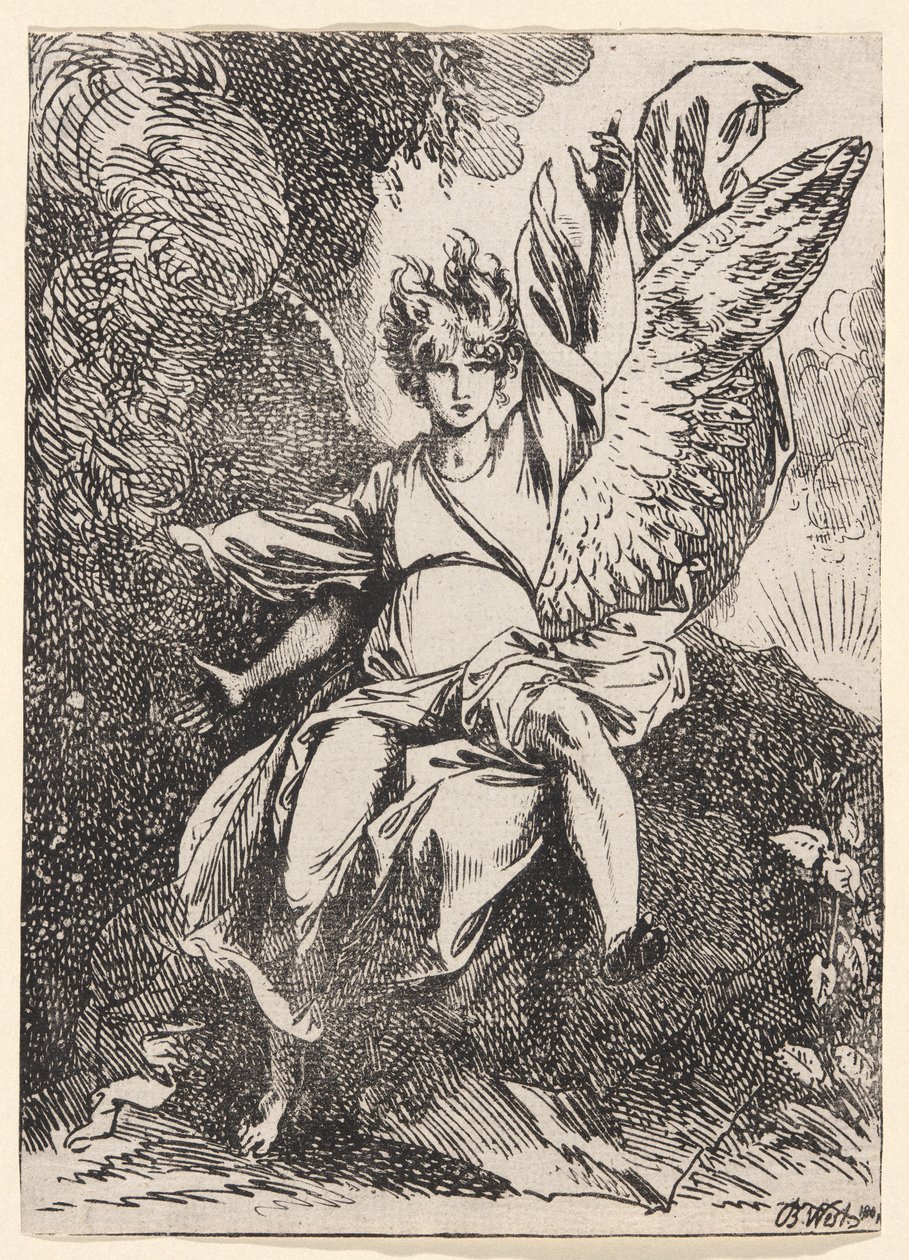 Ángel de la Resurrección de Benjamin West