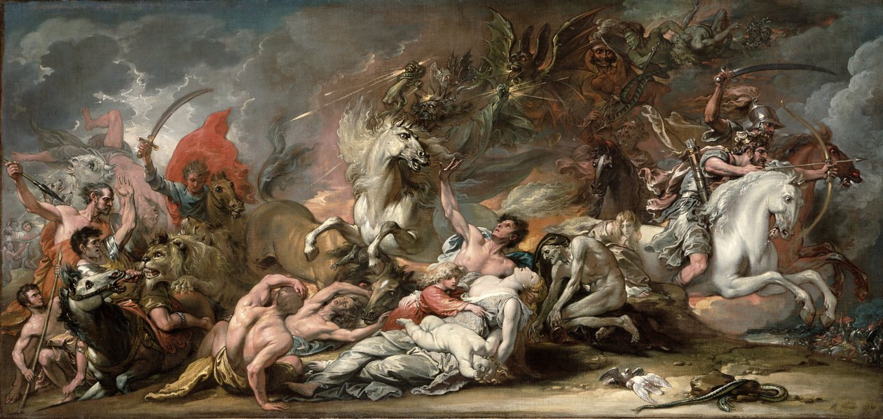 La Muerte en el Caballo Pálido, 1796 de Benjamin West