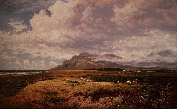 Cerca de Harlech, Gales del Norte de Benjamin Williams Leader