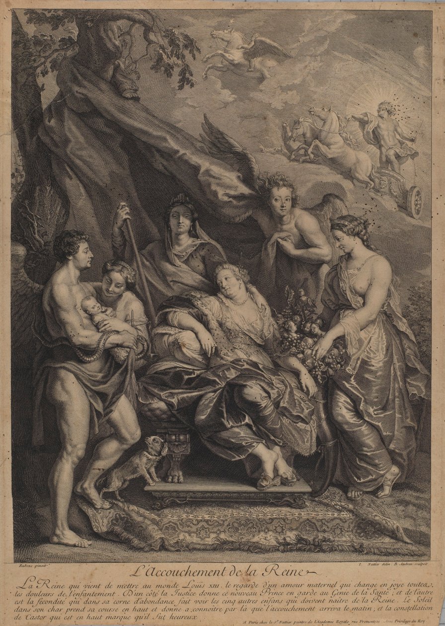 El nacimiento de la Reina de Benoit Audran I