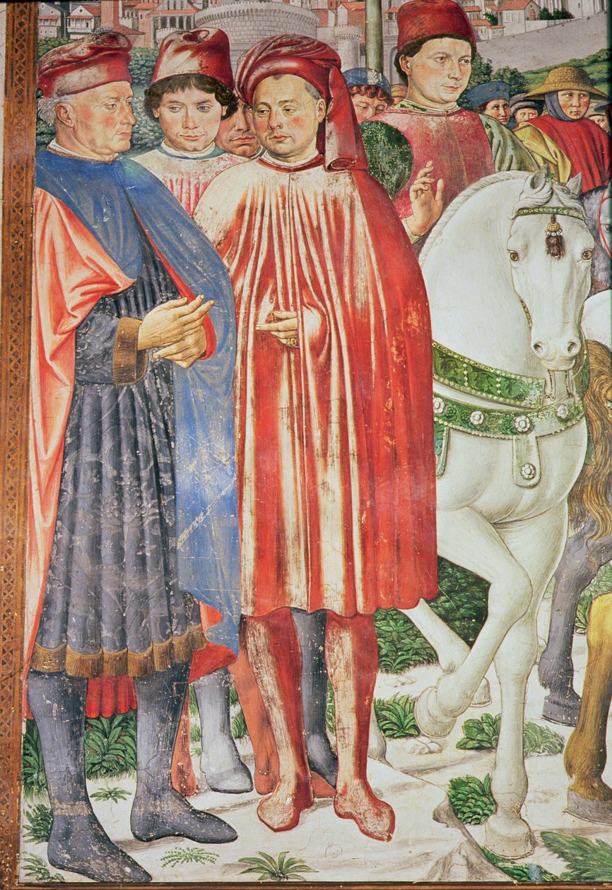 La Vida de San Agustín (detalle) de Benozzo di Lese di Sandro Gozzoli