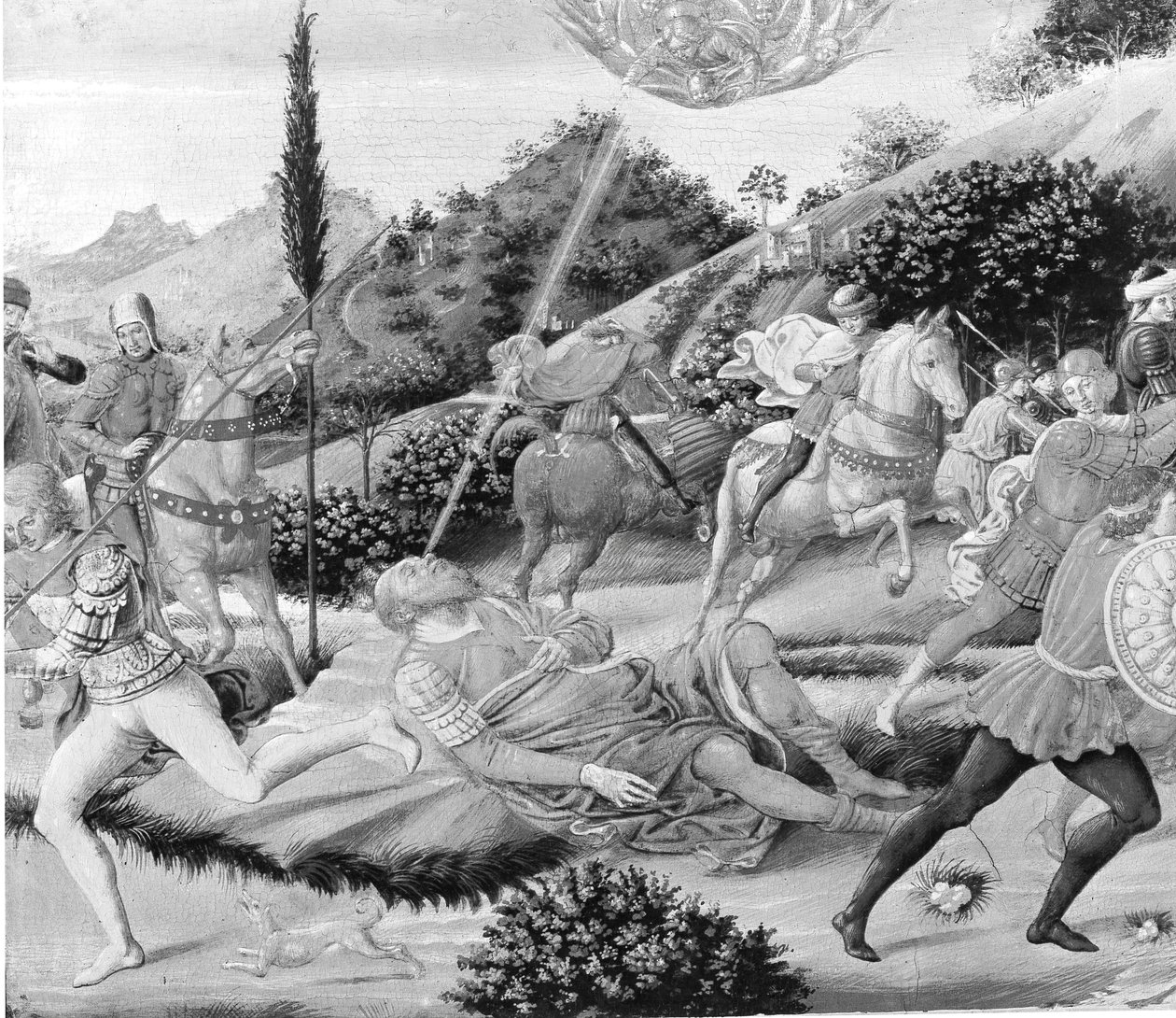 La Conversión de San Pablo de Benozzo Gozzoli