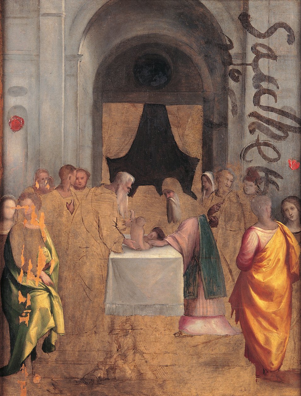 Presentación en el Templo de Benvenuto Tisi