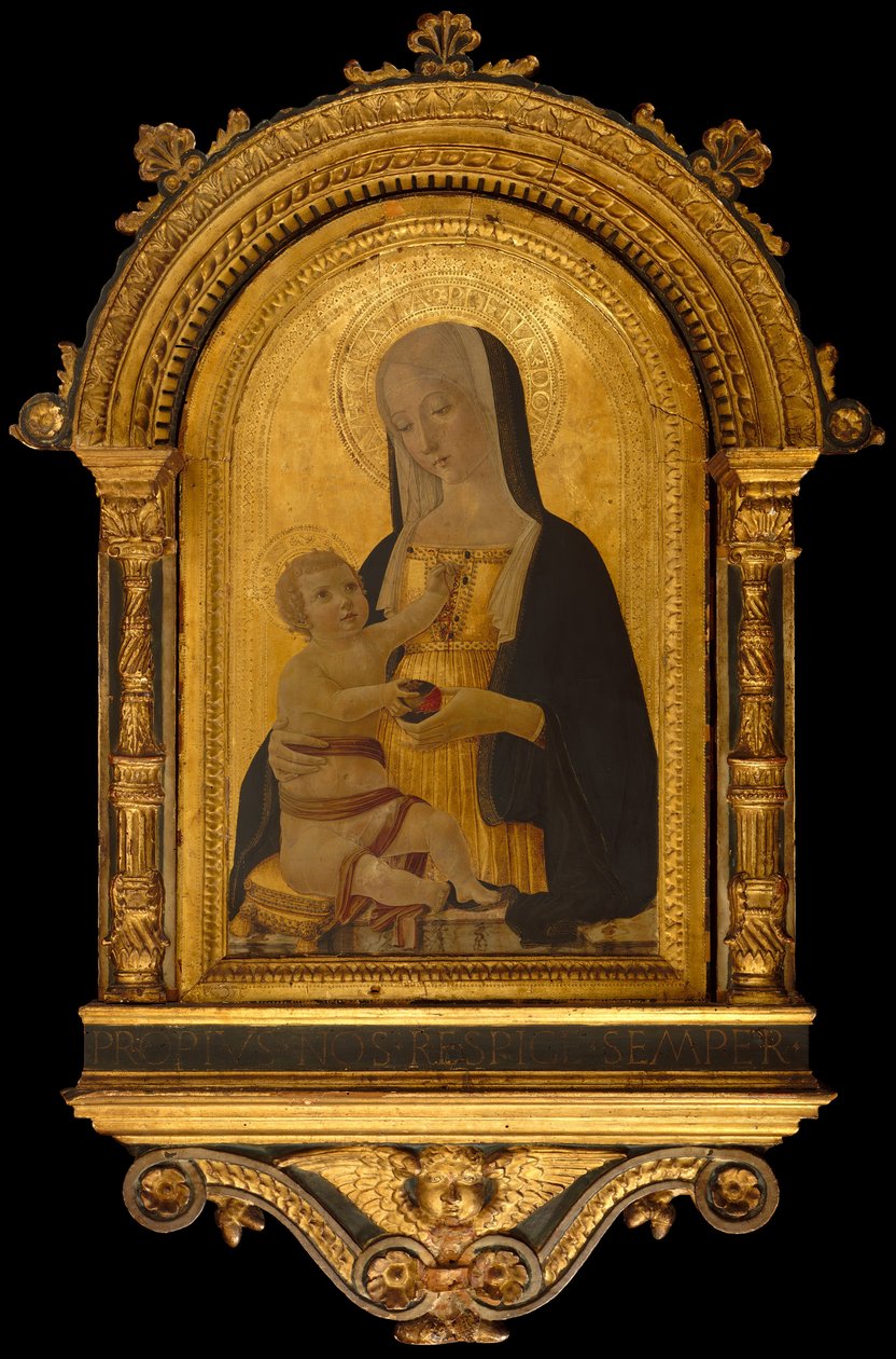 Madonna y Niño, ca. 1470 de Benvenuto di Giovanni