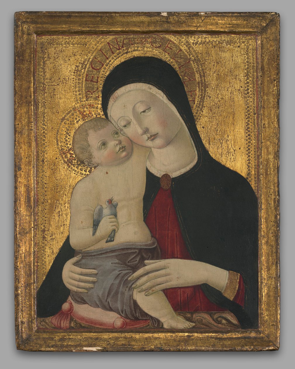 Virgen y niña de Benvenuto di Giovanni