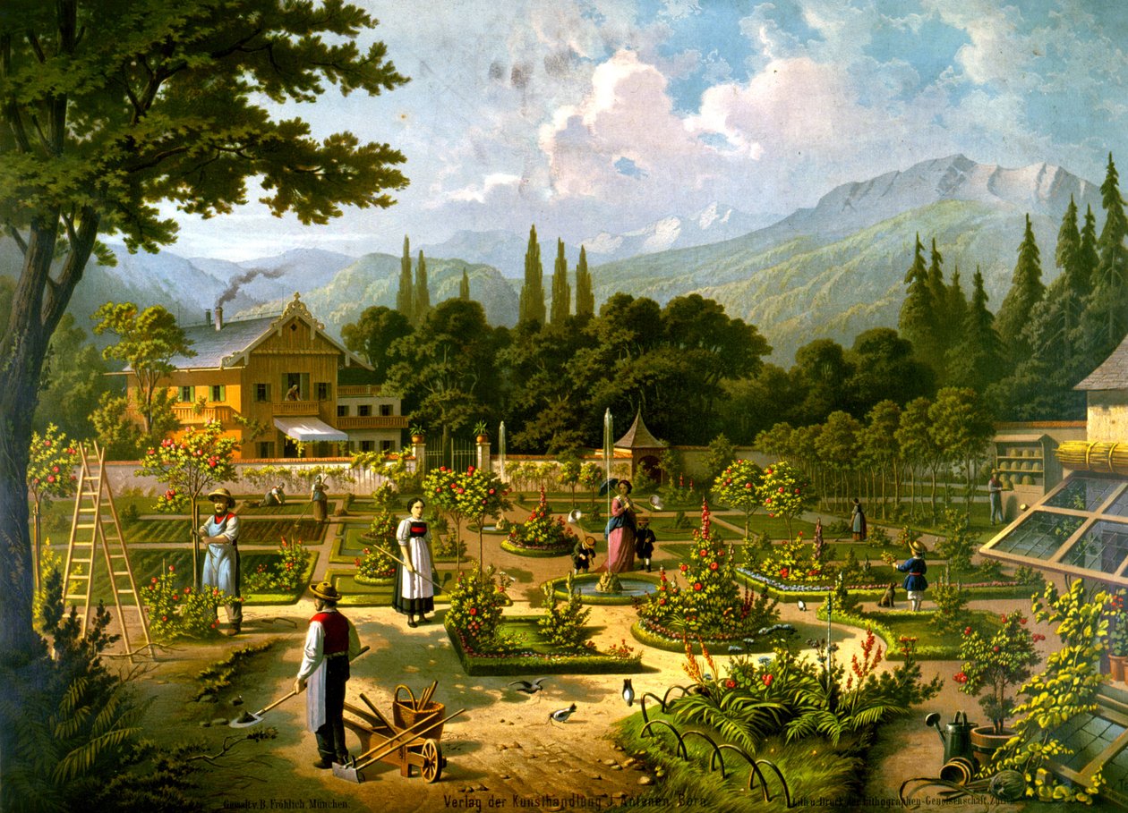 Jardinería en Suiza de Bernard Frohlich