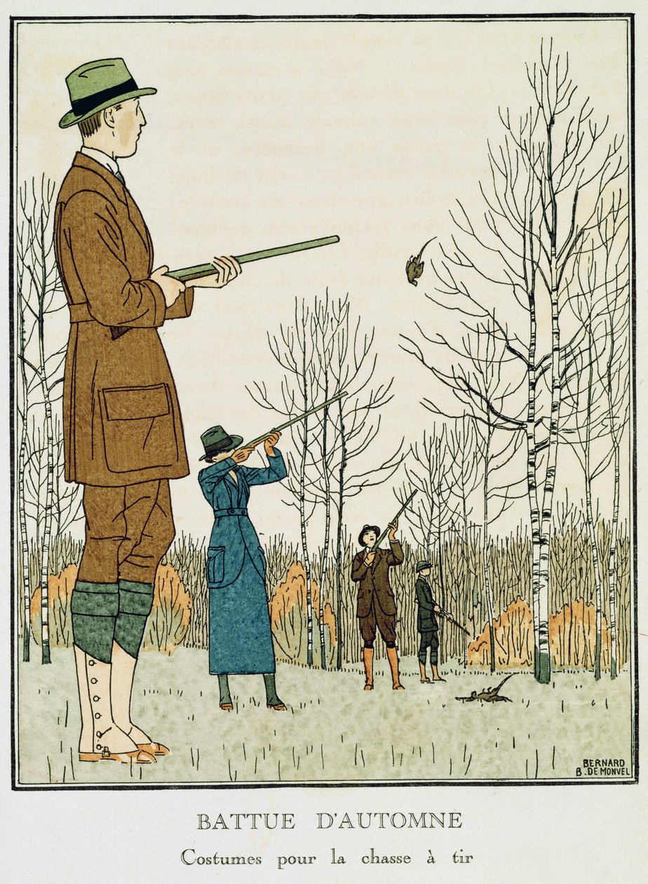 Un brote otoñal, c.1912-13 (litografía) de Bernard Boutet de Monvel