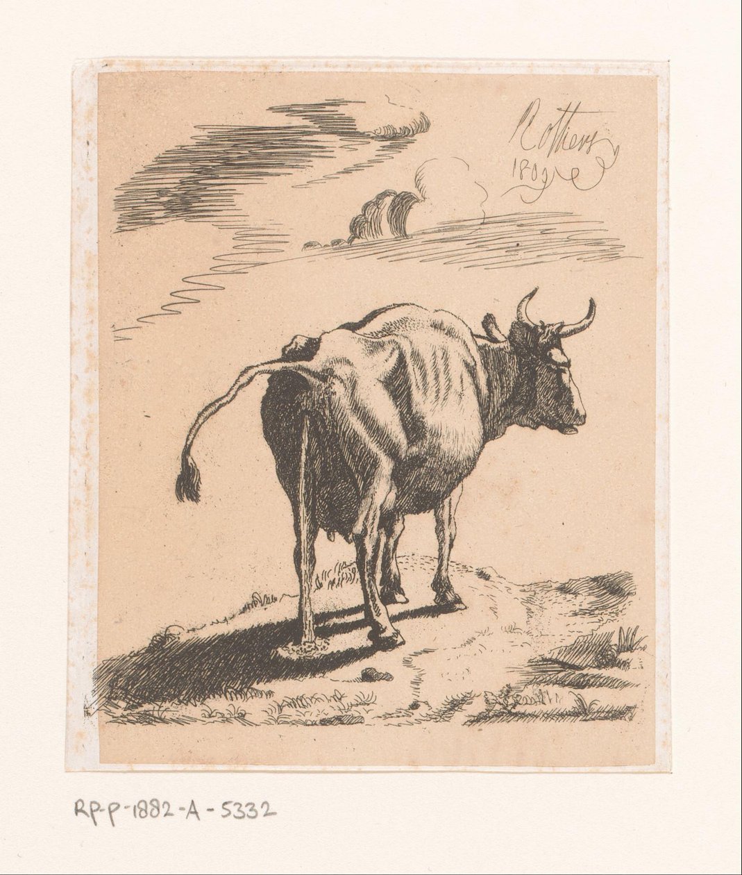 lugar vaca de Bernard Eugène Antoine Rottiers