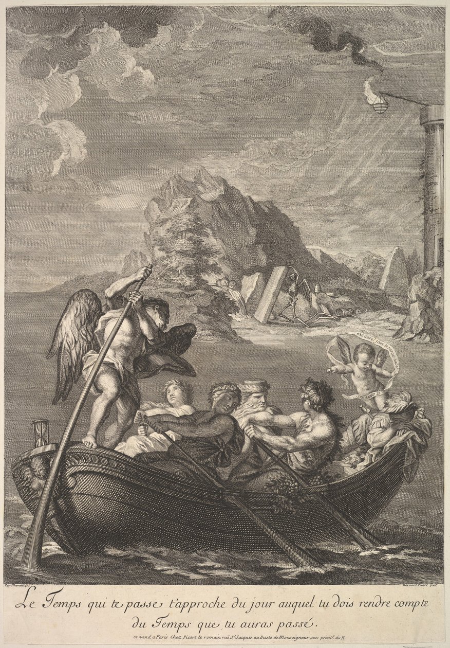 Alegoría del tiempo de Bernard Picart