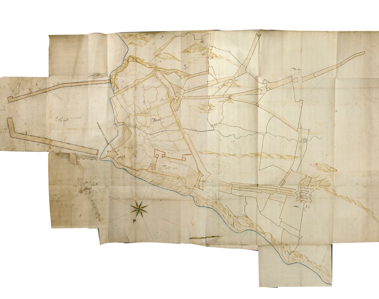 Mapa de Tánger [Tánger] de Bernard de Gomme