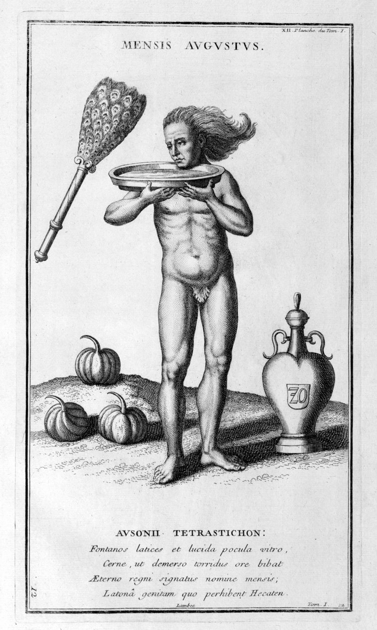 Una representación de agosto, 1757 de Bernard de Montfaucon