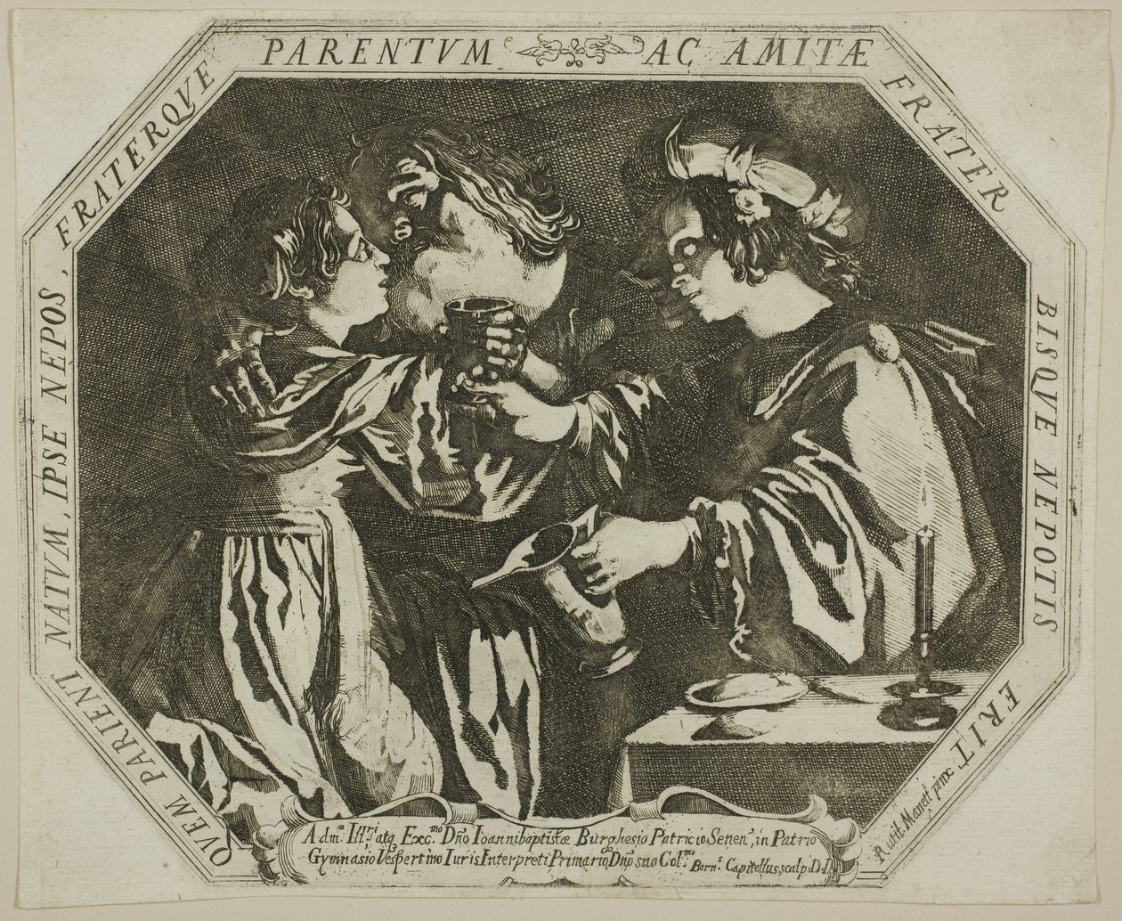 Lot y sus hijas de Bernardino Capitelli