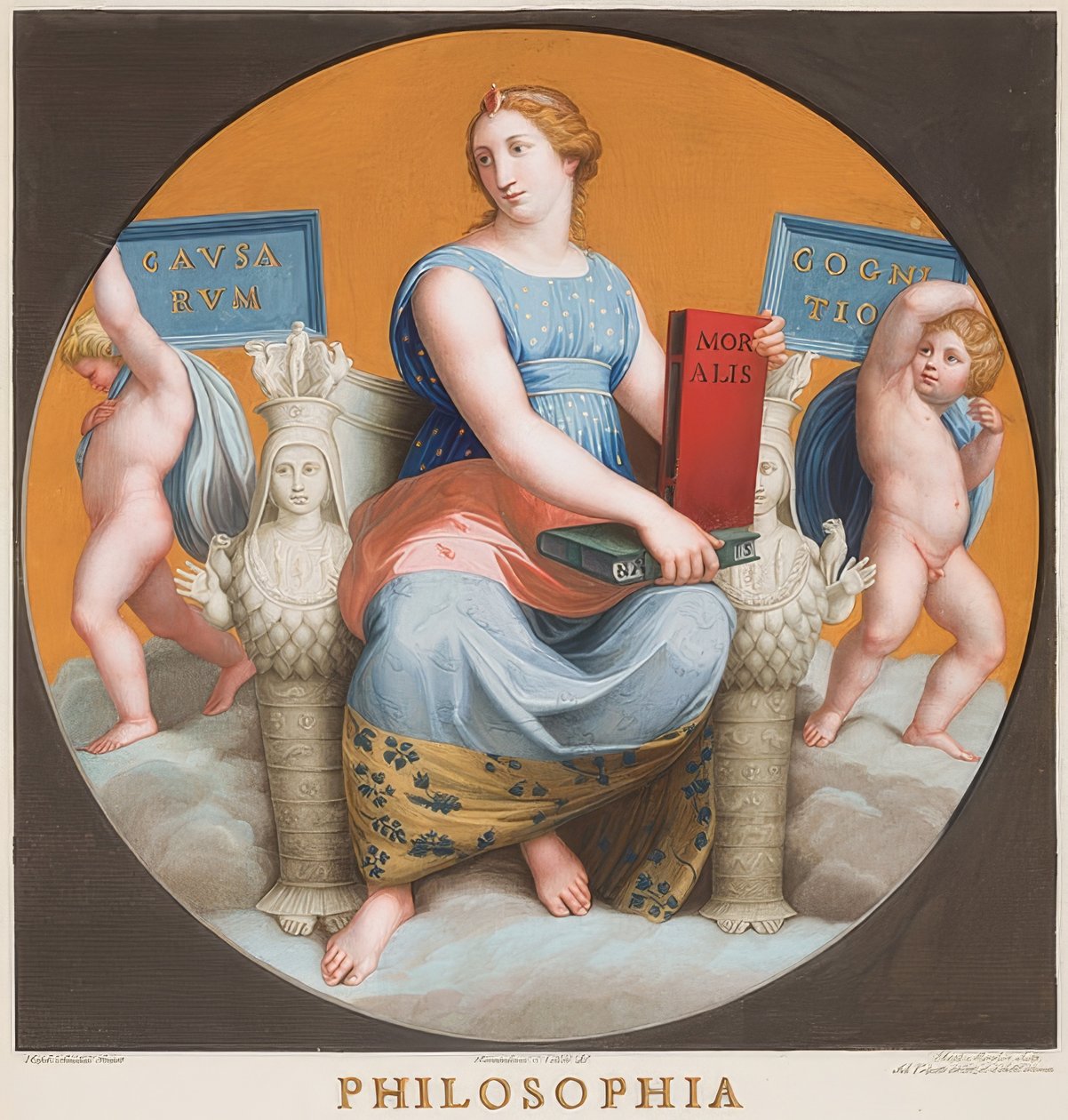 Filosofía (Stanze della Segnatura) de Bernardino Nocchi