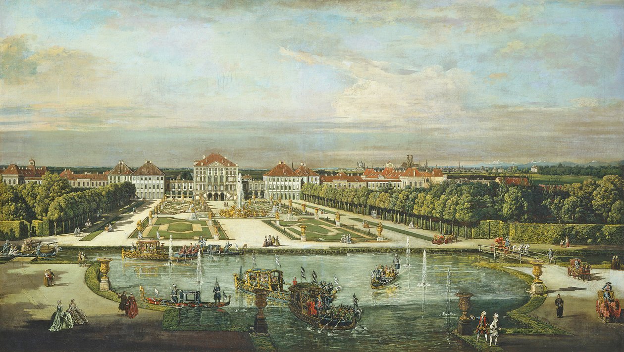 Palacio de Nymphenburg, Múnich de Bernardo Bellotto