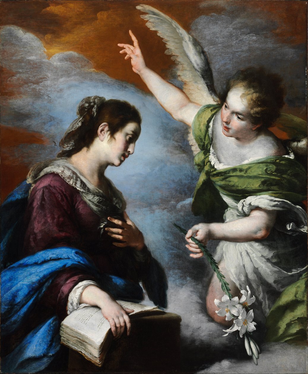 La Anunciación de Bernardo Strozzi