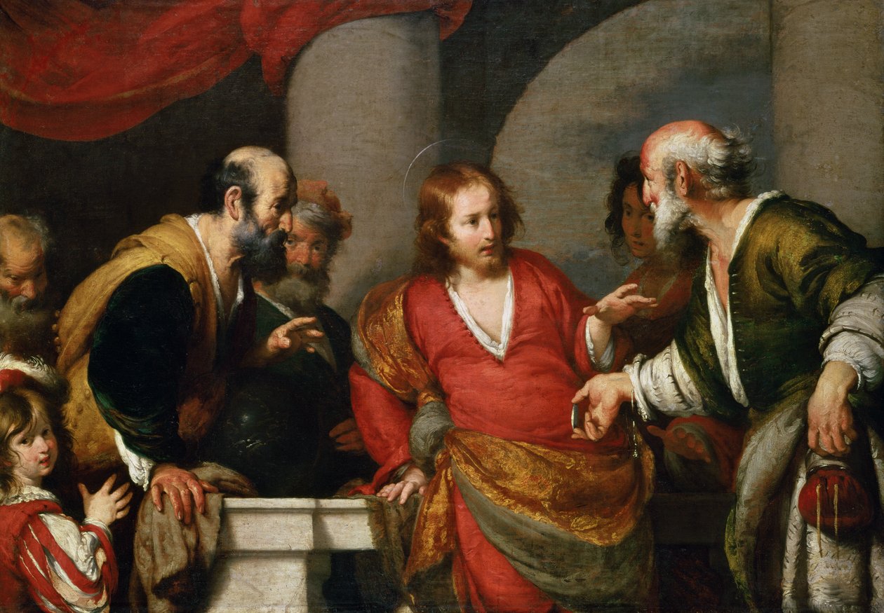 El tributo, c.1631 de Bernardo Strozzi