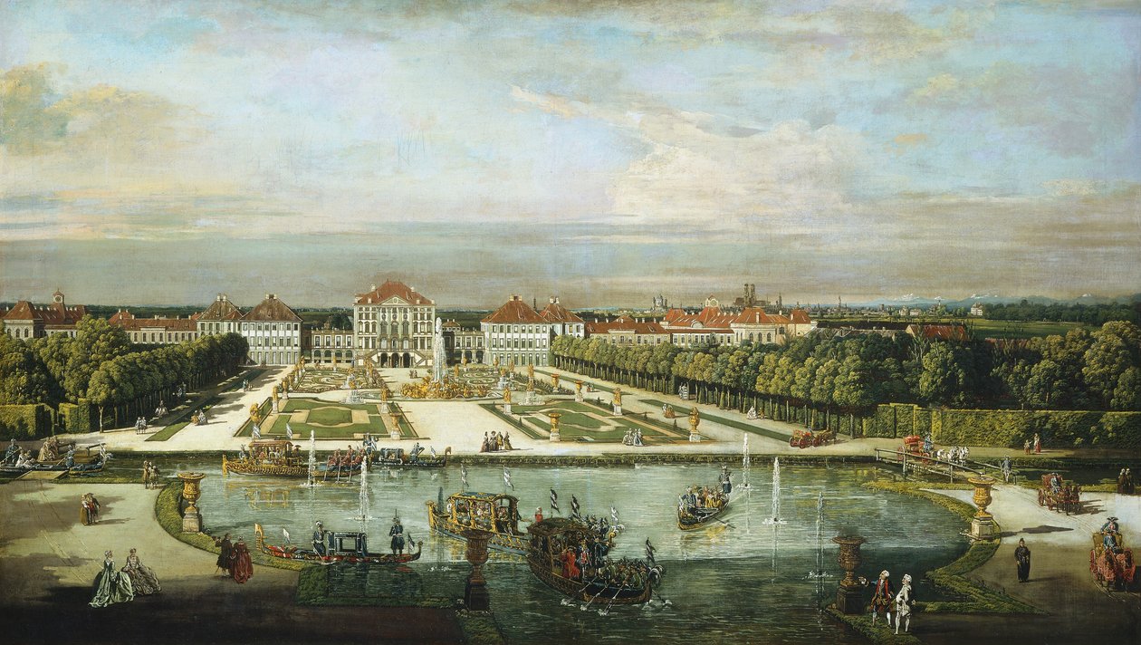 Palacio de Nymphenburg, Múnich, c. 1761 de Bernardo Bellotto