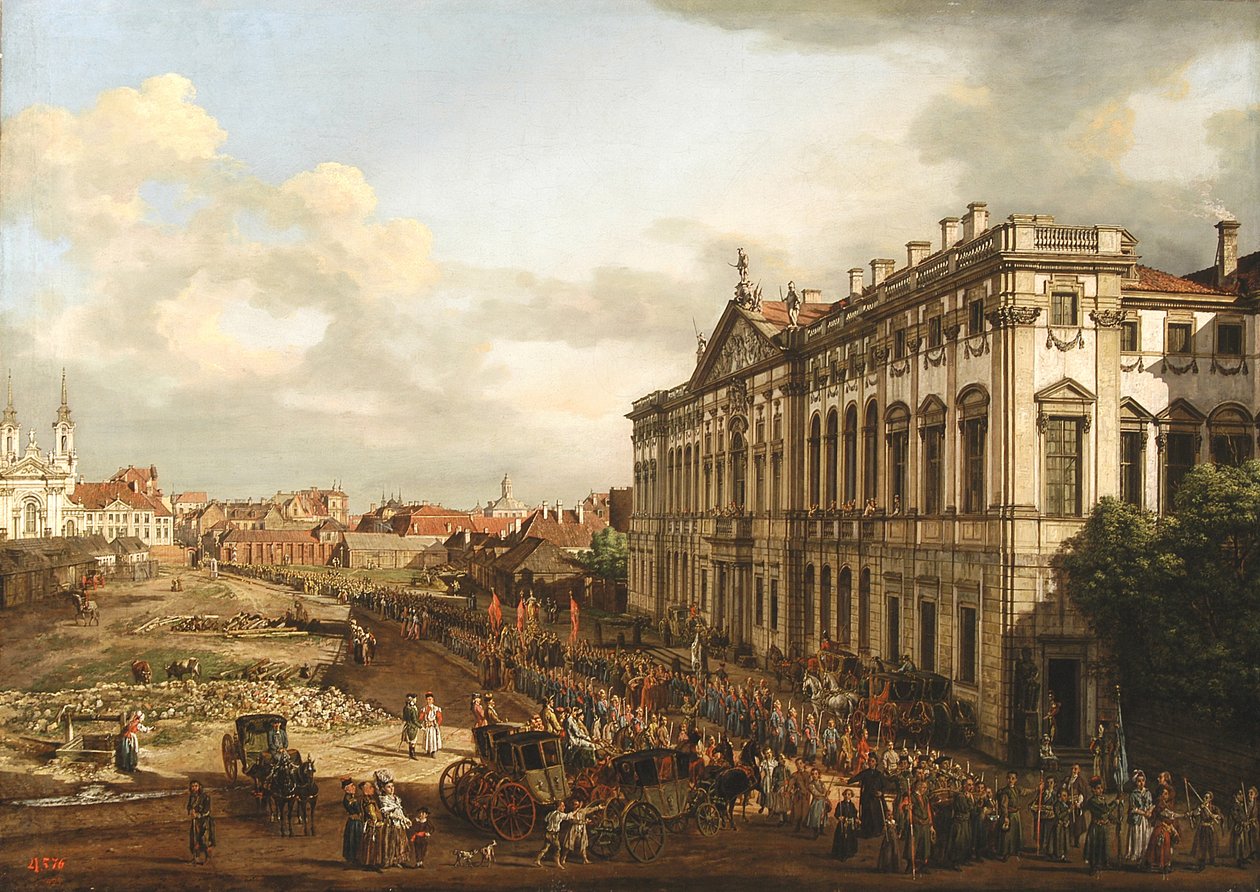 El Palacio de la Commonwealth (Palacio Krasiski) de Bernardo Bellotto