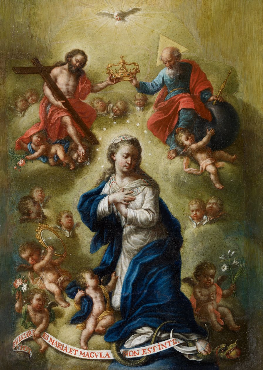 La Coronación de la Virgen de Bernardo Germán de Llórente