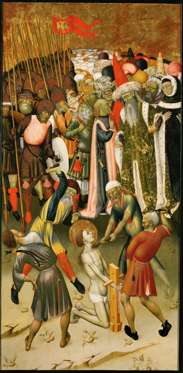 Flagelación de San Jorge ... de Bernardo Martorell