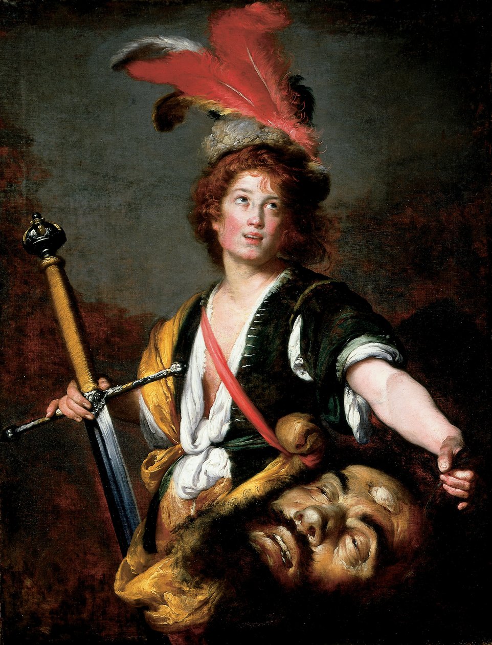 David con la Cabeza de Goliat de Bernardo Strozzi