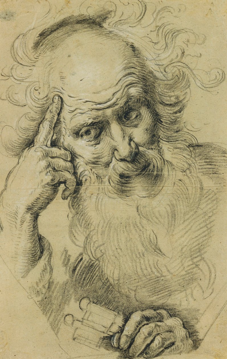 San Pedro Meditando de Bernardo Strozzi