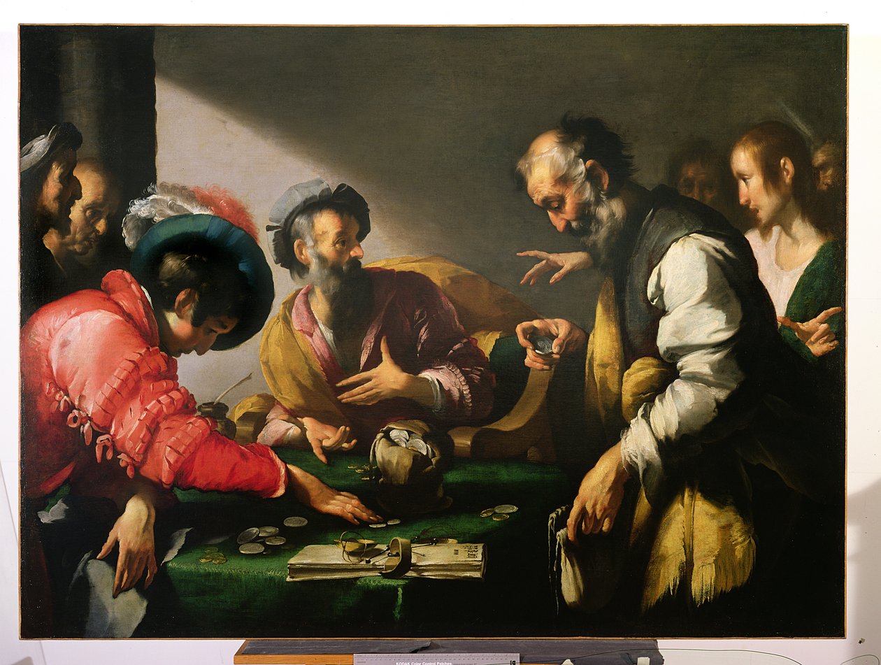 La Vocación de San Mateo, c.1620 de Bernardo Strozzi