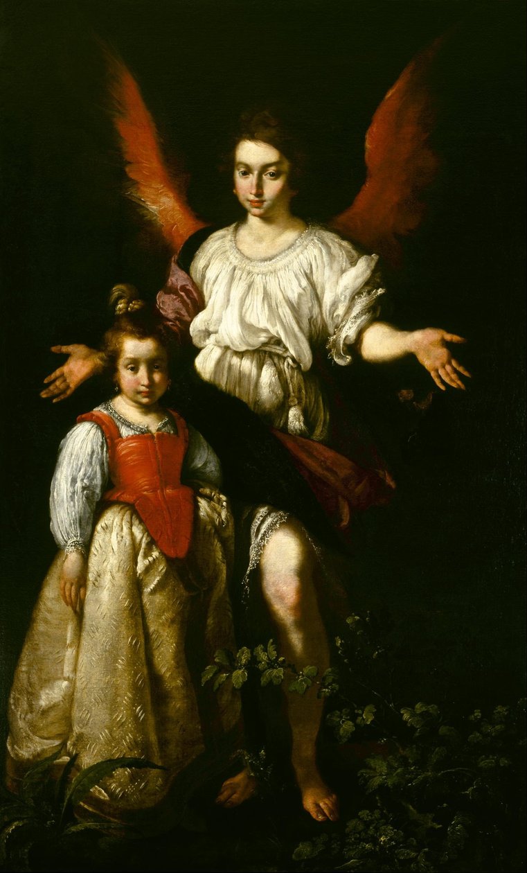 El ángel de la guarda de Bernardo Strozzi