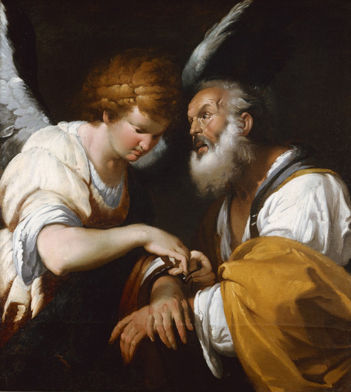 La liberación de San Pedro, c. 1635 de Bernardo Strozzi