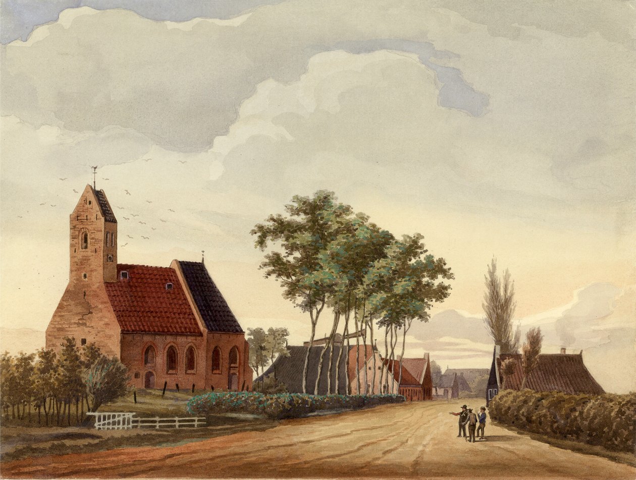Lutjegast con iglesia de Bernardus Bueninck