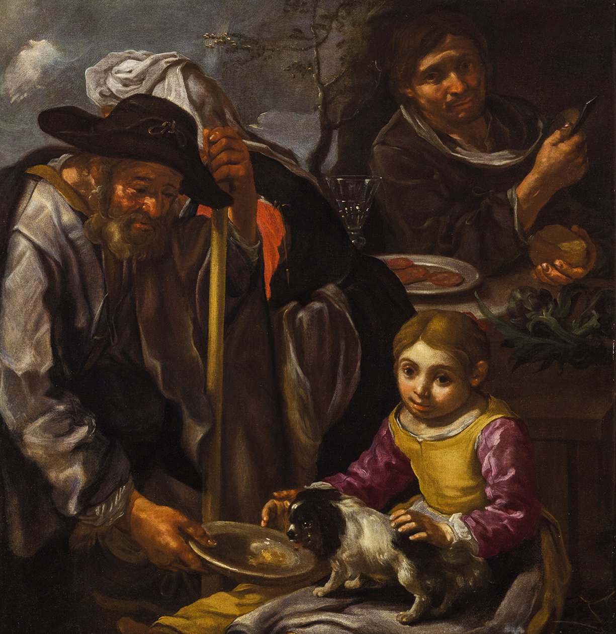 Escena de género de Bernhard Keil