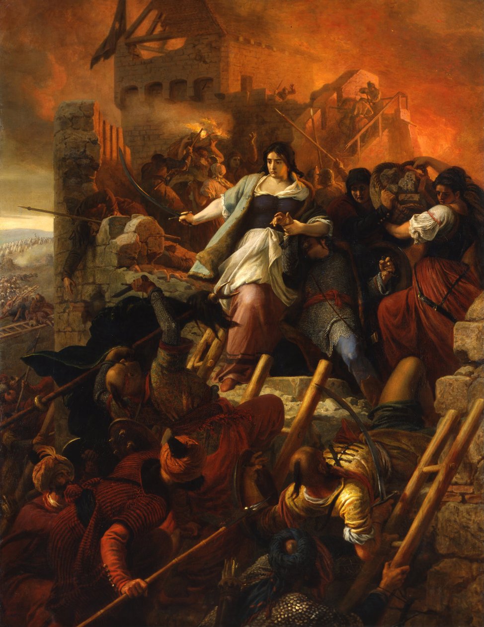 Las mujeres de Eger, 1867 de Bertalan Székely