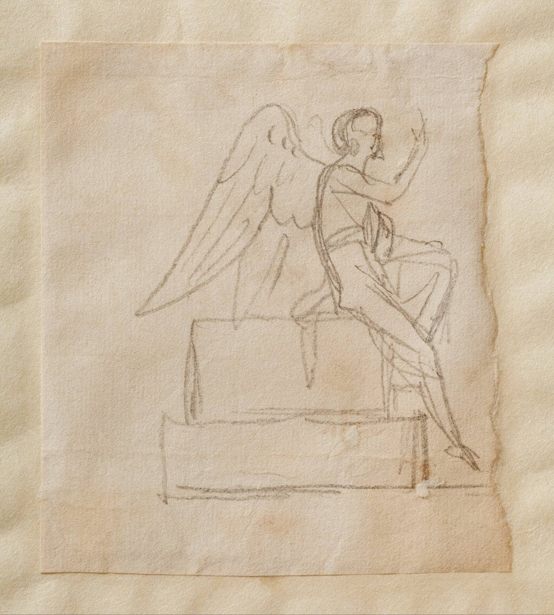 El ángel en el sarcófago de Cristo de Bertel Thorvaldsen