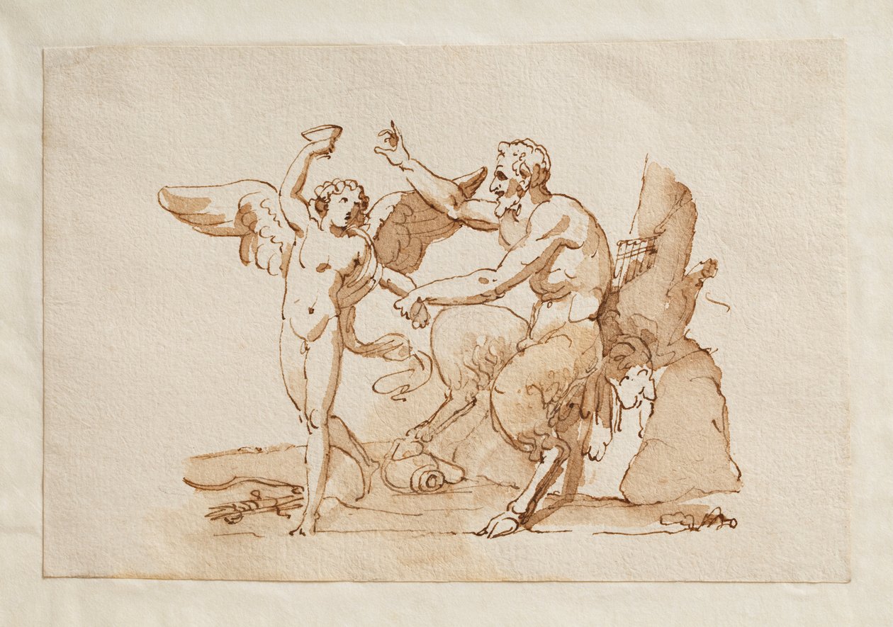 Pan y Cupido de Bertel Thorvaldsen