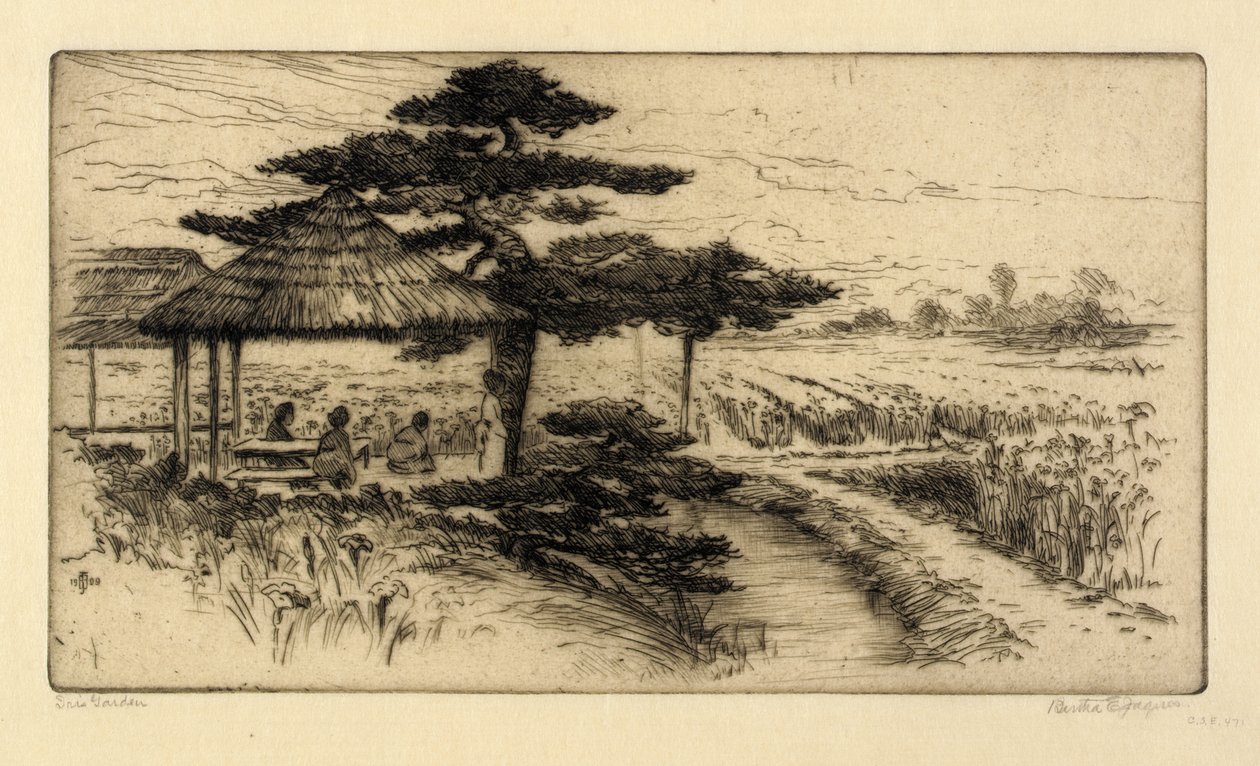 Jardín de lirios de Bertha E. Jaques