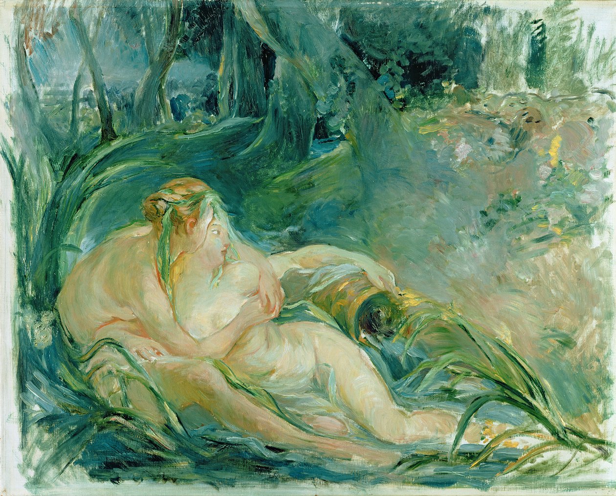 Júpiter y Calisto, después de una pintura de Boucher de Berthe Morisot