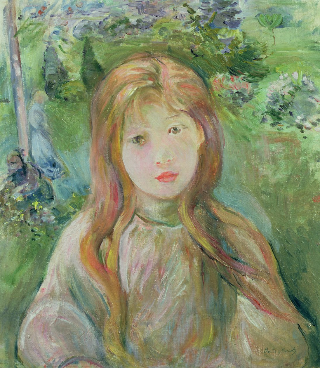 Niña en Mesnil, 1892 de Berthe Morisot