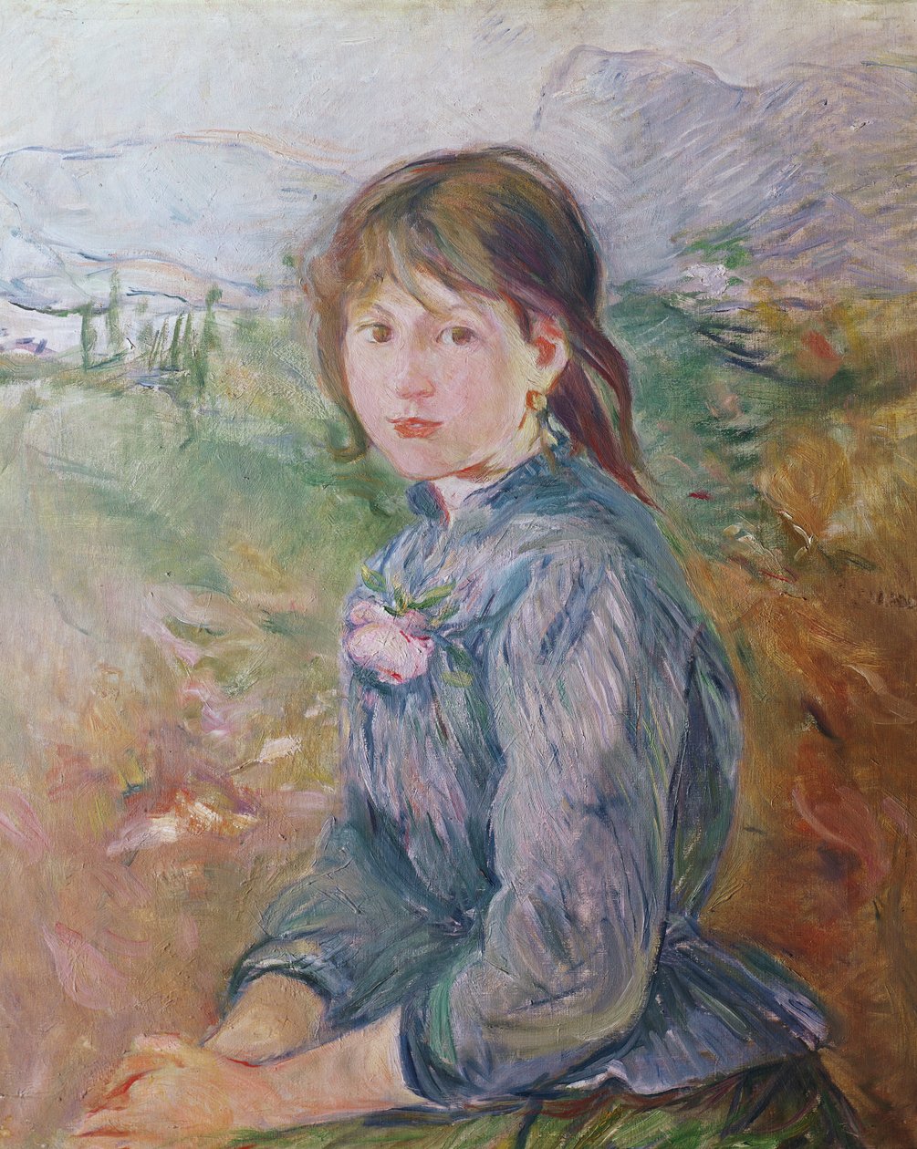 La niña de Niza, 1888-89 de Berthe Morisot