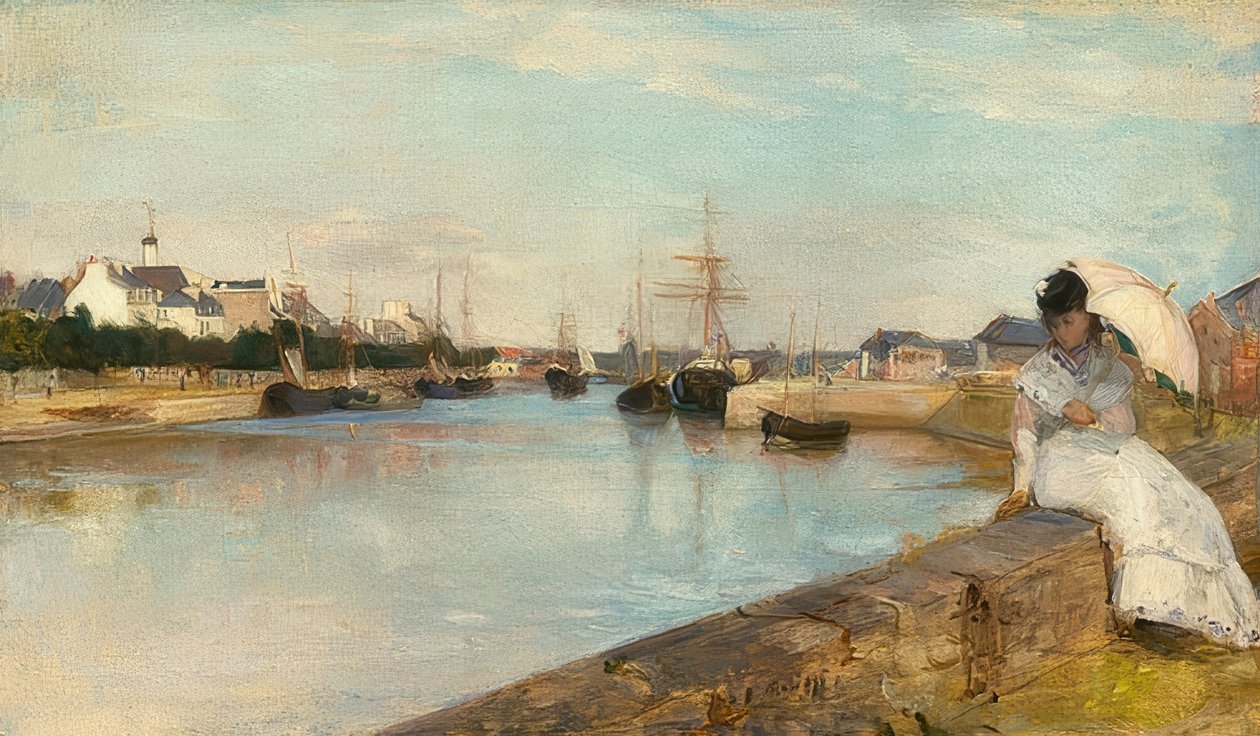 El puerto de Lorient de Berthe Morisot