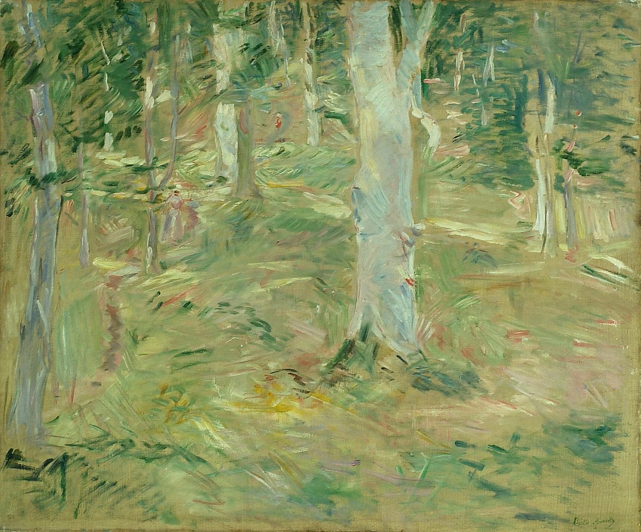 Bosque de Compiègne de Berthe Morisot