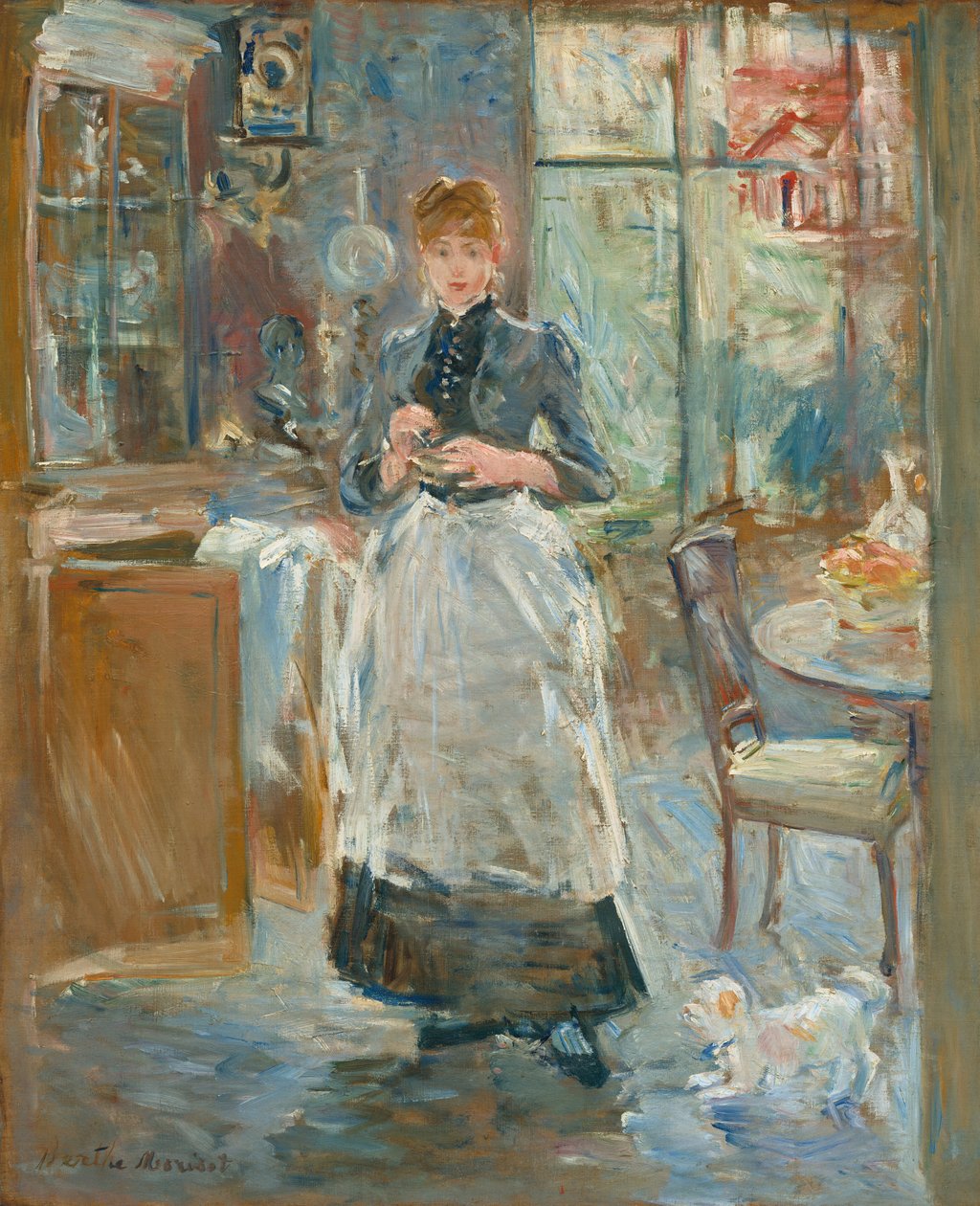 En el comedor, 1886 de Berthe Morisot