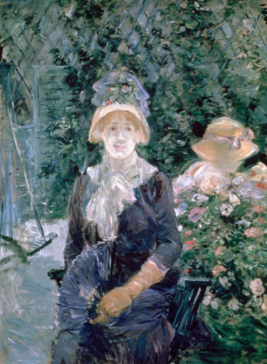 En el jardín, 1883 de Berthe Morisot