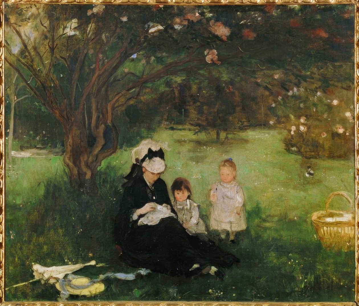 Lilas en Maurecourt de Berthe Morisot