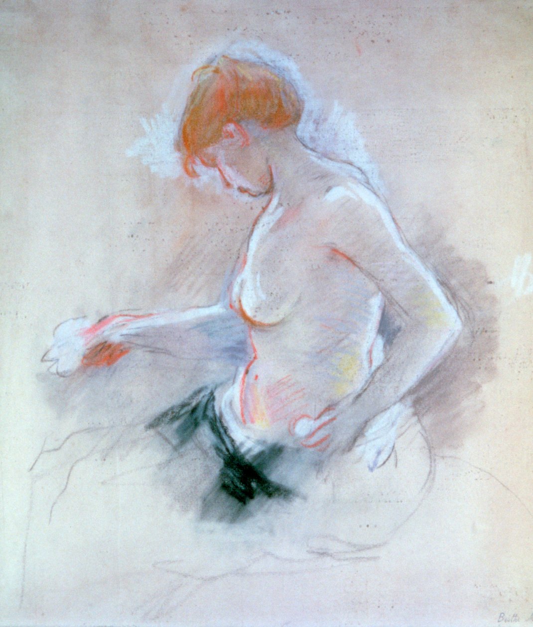Desnudo, c. 1861-1895 de Berthe Morisot