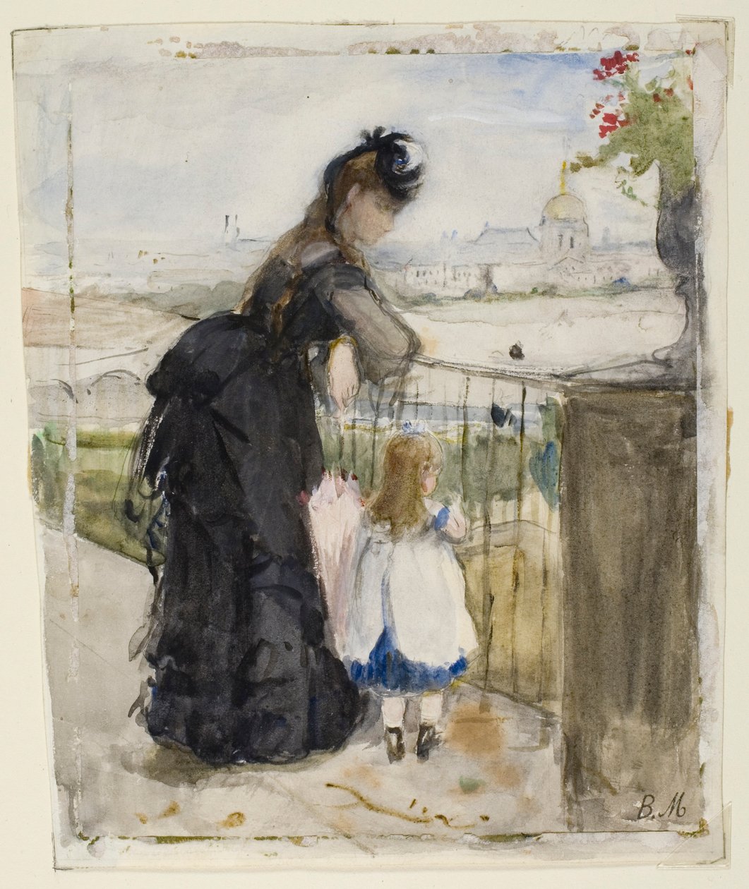 En el balcón de Berthe Morisot